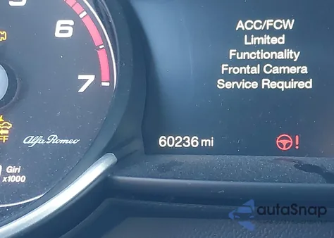 2022 Alfa Romeo Giulia Veloce Awd from USA, damaged, VIN ZARFANBN5N7664442